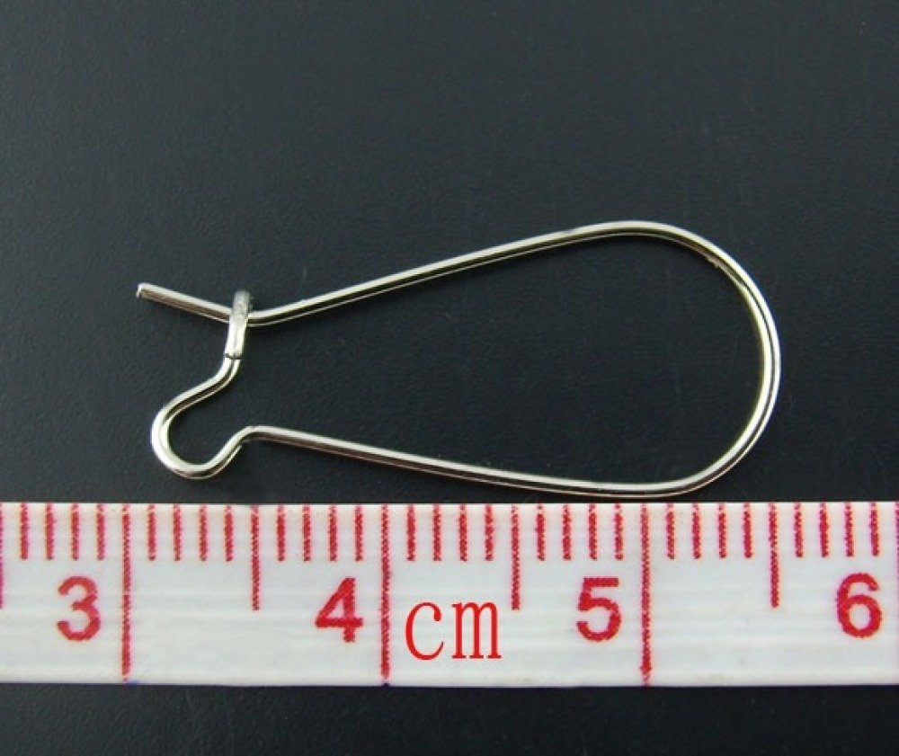 Suporte para brincos Dormeuse 25mm N°06 x 1 par