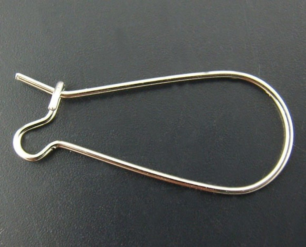 Suporte para brincos Dormeuse 25mm N°06 x 10 pares