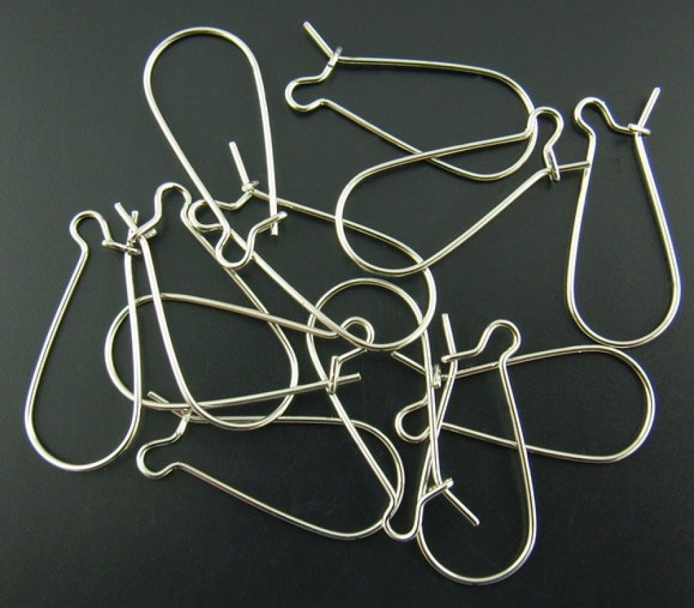 Suporte para brincos Dormeuse 25mm N°06 x 10 pares