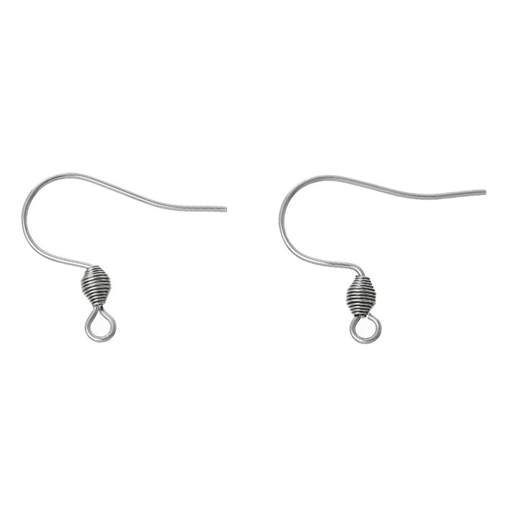 Suporte para brincos Gancho de aço inoxidável N°01 X 1 par