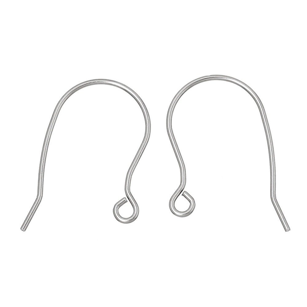 Suporte para brincos Gancho de aço inoxidável N°02 X 1 par