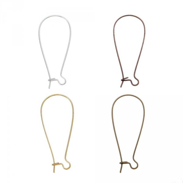 Suporte para brincos Dormeuse 38mm N&deg;18 x 100 pares