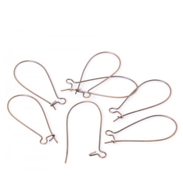 Suporte para brincos Dormeuse 38mm N&deg;20 x 20 pares