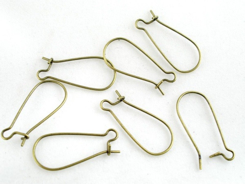 Suporte para brincos Dormeuse 24mm N°05 x 40 pares