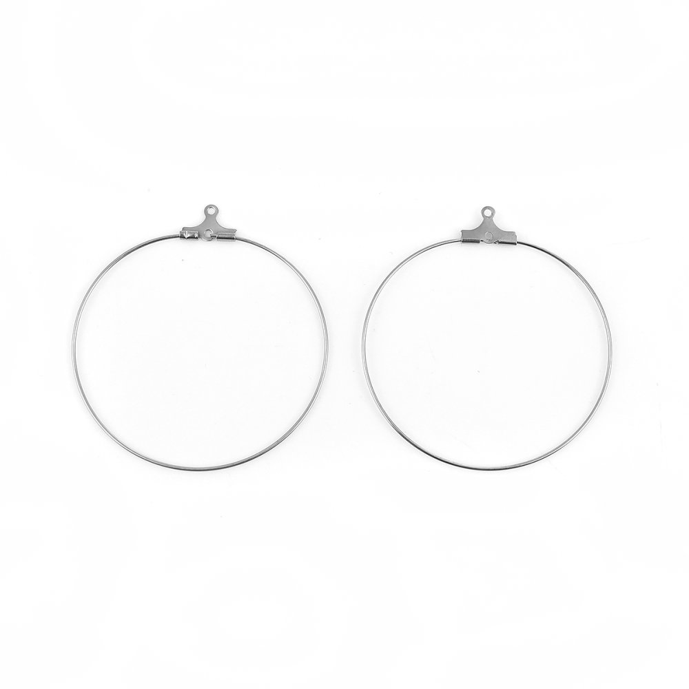 Suporte para brincos crioulo em aço inoxidável N°01 x 1 par