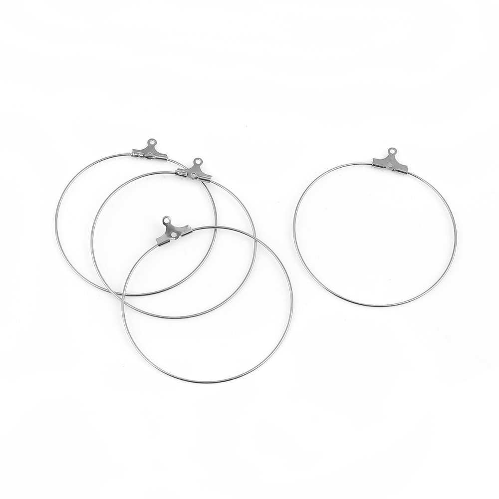 Suporte para brincos crioulo em aço inoxidável N°01 x 1 par