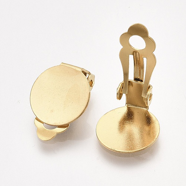 Suporte para brincos Clips Bandeja A&ccedil;o inoxid&aacute;vel Ouro N&deg;02