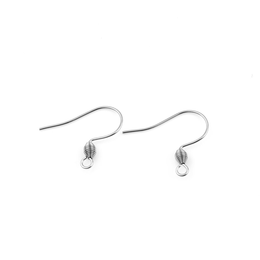 Suporte para brincos Gancho de aço inoxidável N°01-02 X 5 pares