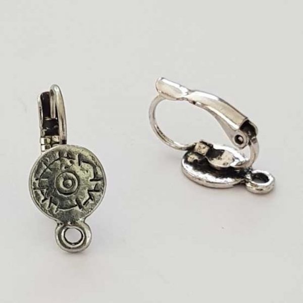 Suporte para brincos Dormeuse N&deg;106 x 1 par Prata