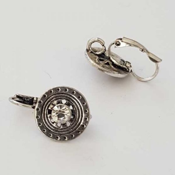 Suporte para brincos Dormeuse N&deg;118 x 1 par Prata