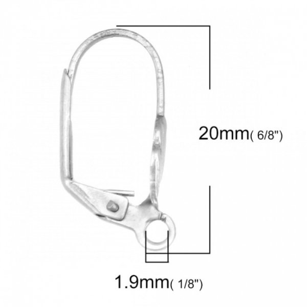 Support Boucle d'oreille Dormeuse Inoxydable N&deg;04