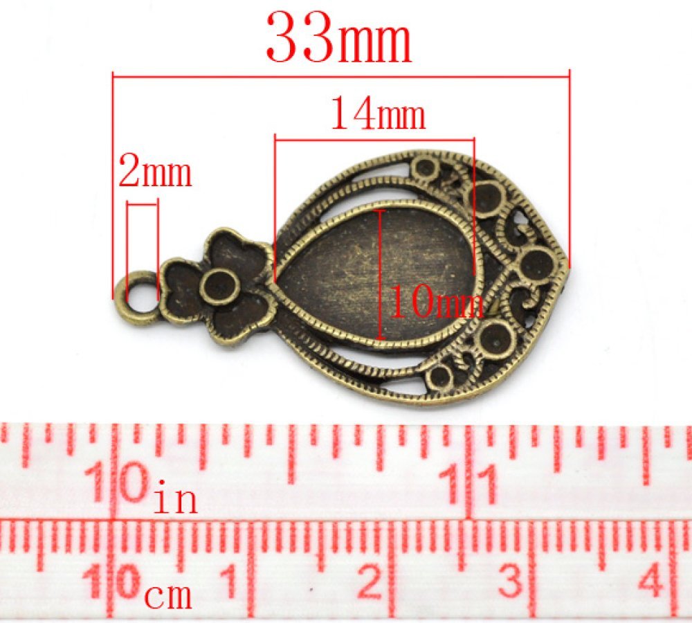 Gota Cabochão nº 02 Bronze