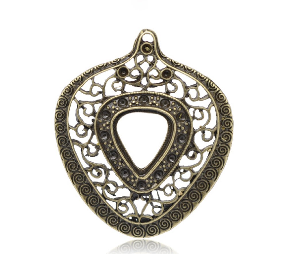 Suporte para cabochão N°03 Bronze