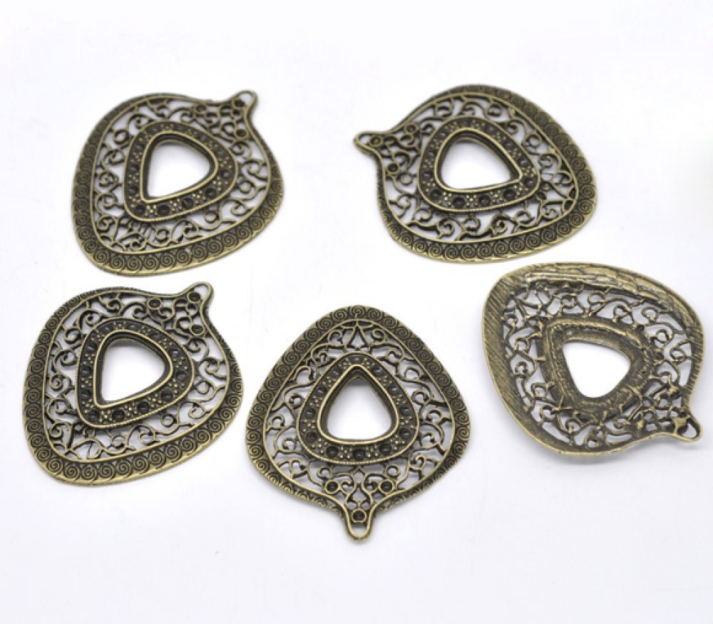 Suporte para cabochão N°03 Bronze