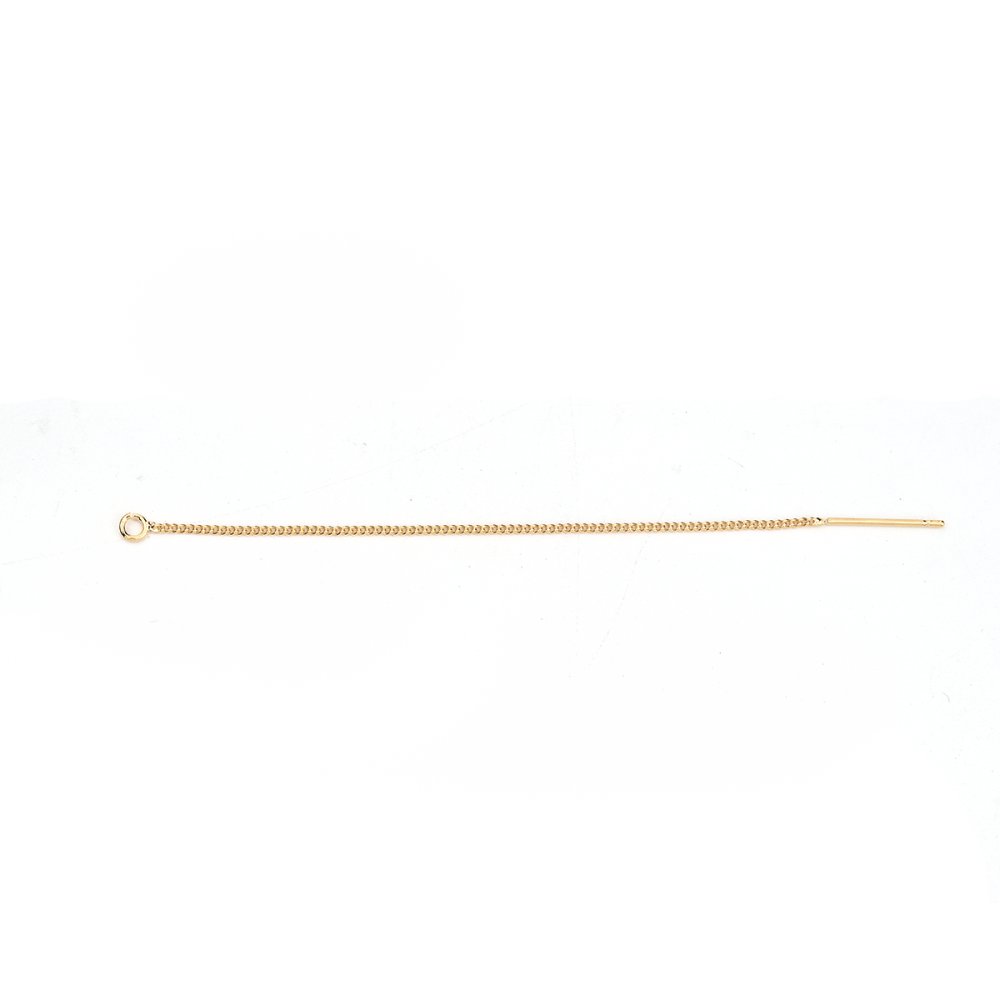 Suporte para brincos N°27 Corrente banhada a ouro