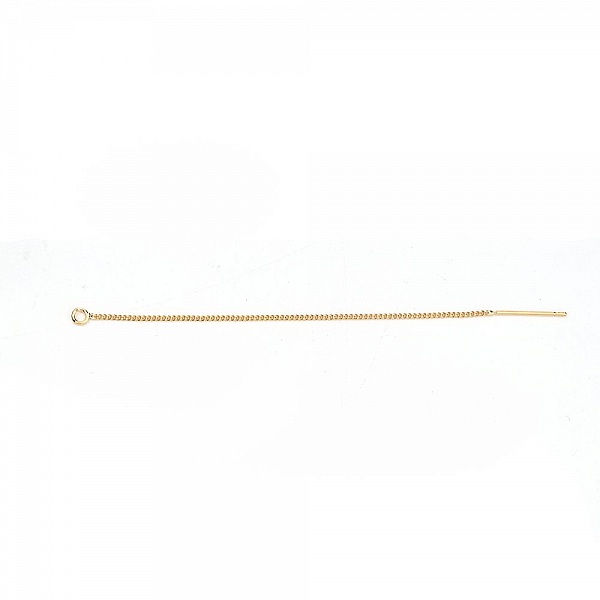 Suporte para brincos N&deg;27 Corrente banhada a ouro