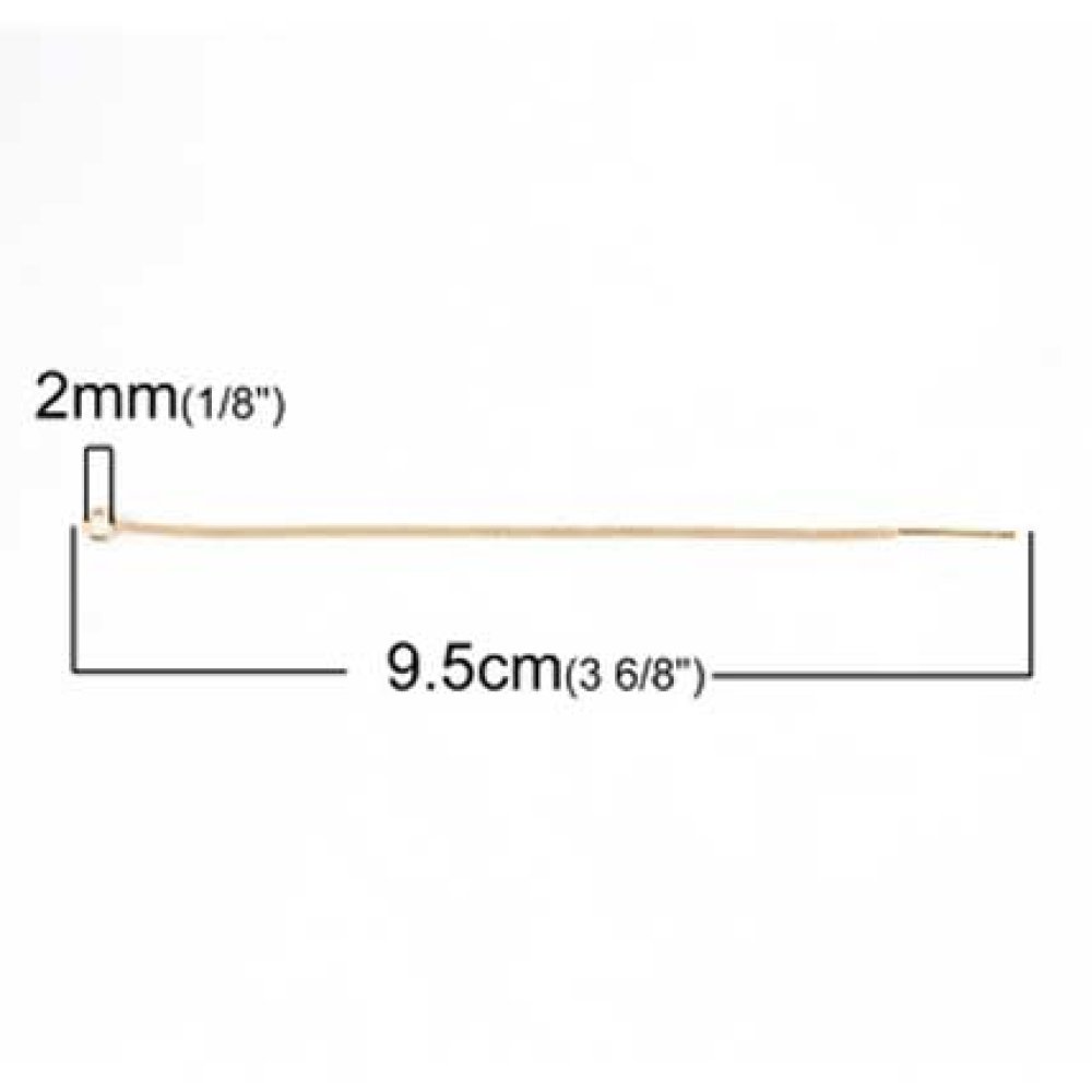 Suporte para brincos N°27-02 Corrente banhada a ouro 18K