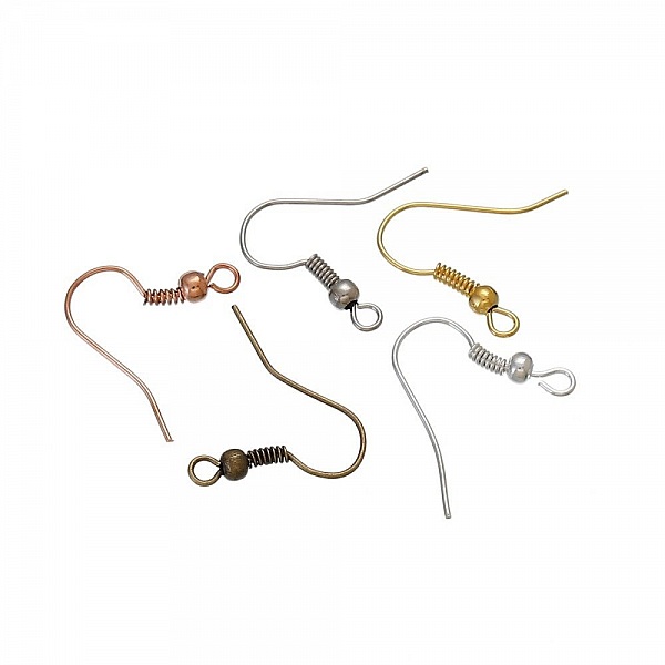 Suporte para brincos Gancho N&deg;23 Misto x 125 pares.