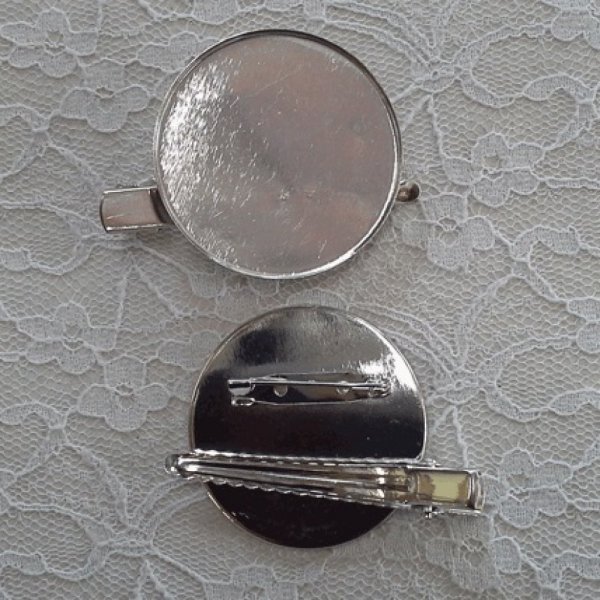 Suporte do fuso do tabuleiro - Cor prata 60 mm.