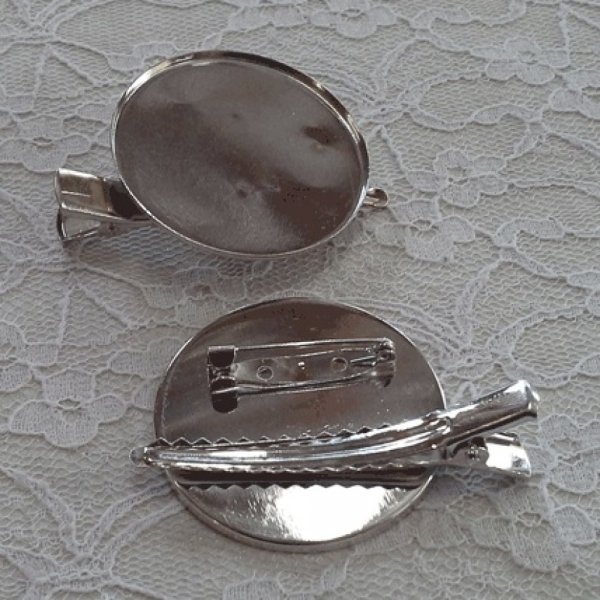 Suporte do fuso do tabuleiro - Cor prata 60 mm.