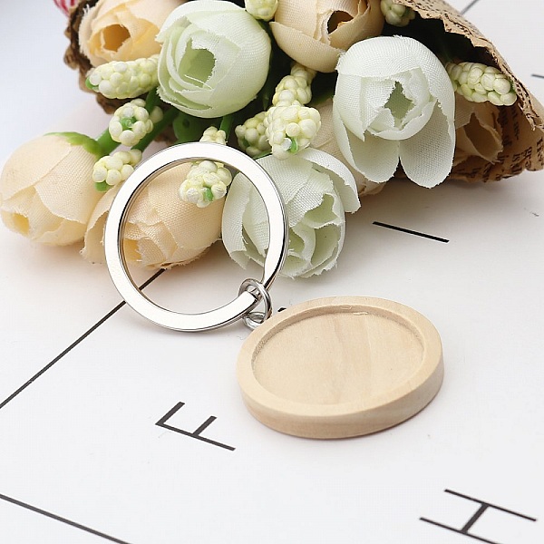 Suporte para porta-chaves 25 mm Madeira N&deg;01