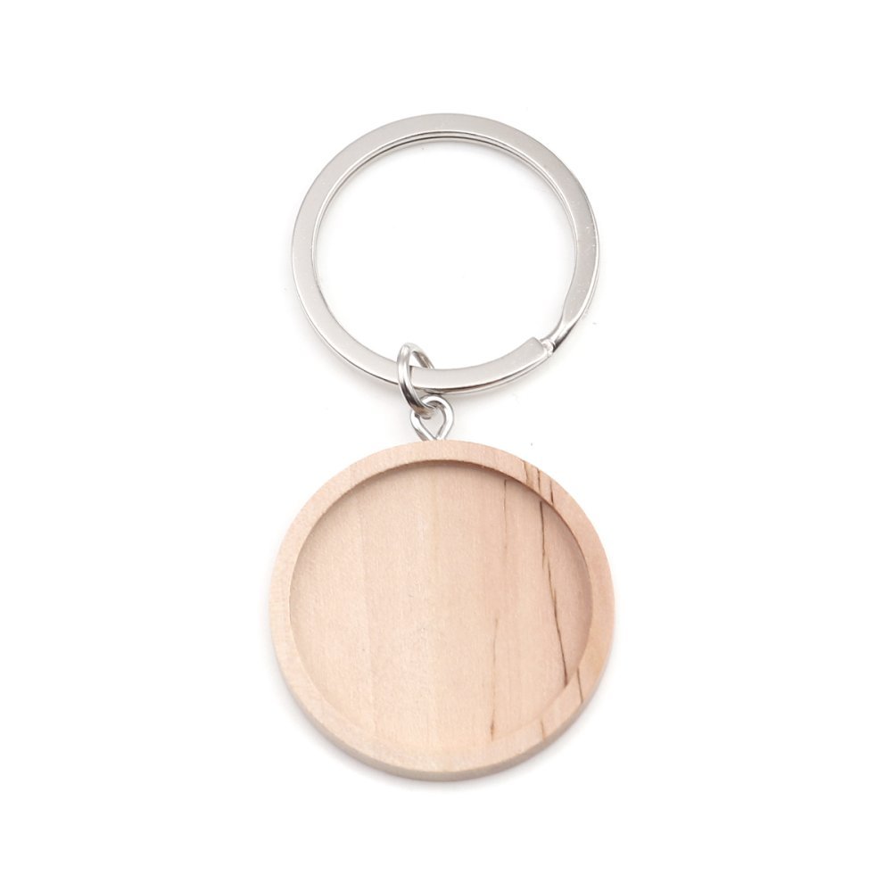 Suporte para porta-chaves 30 mm Madeira N°01