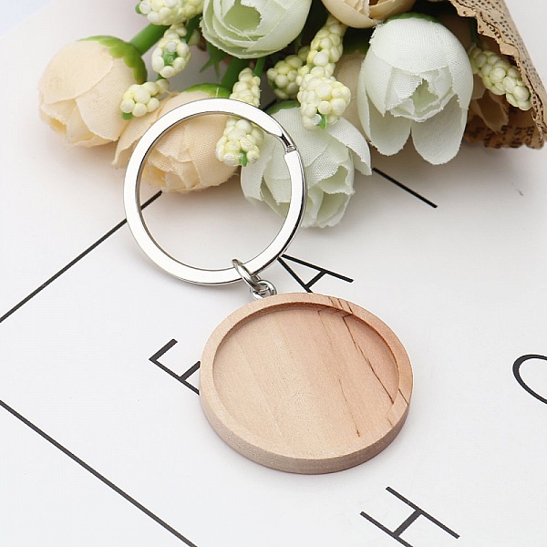 Suporte para porta-chaves 30 mm Madeira N&deg;01