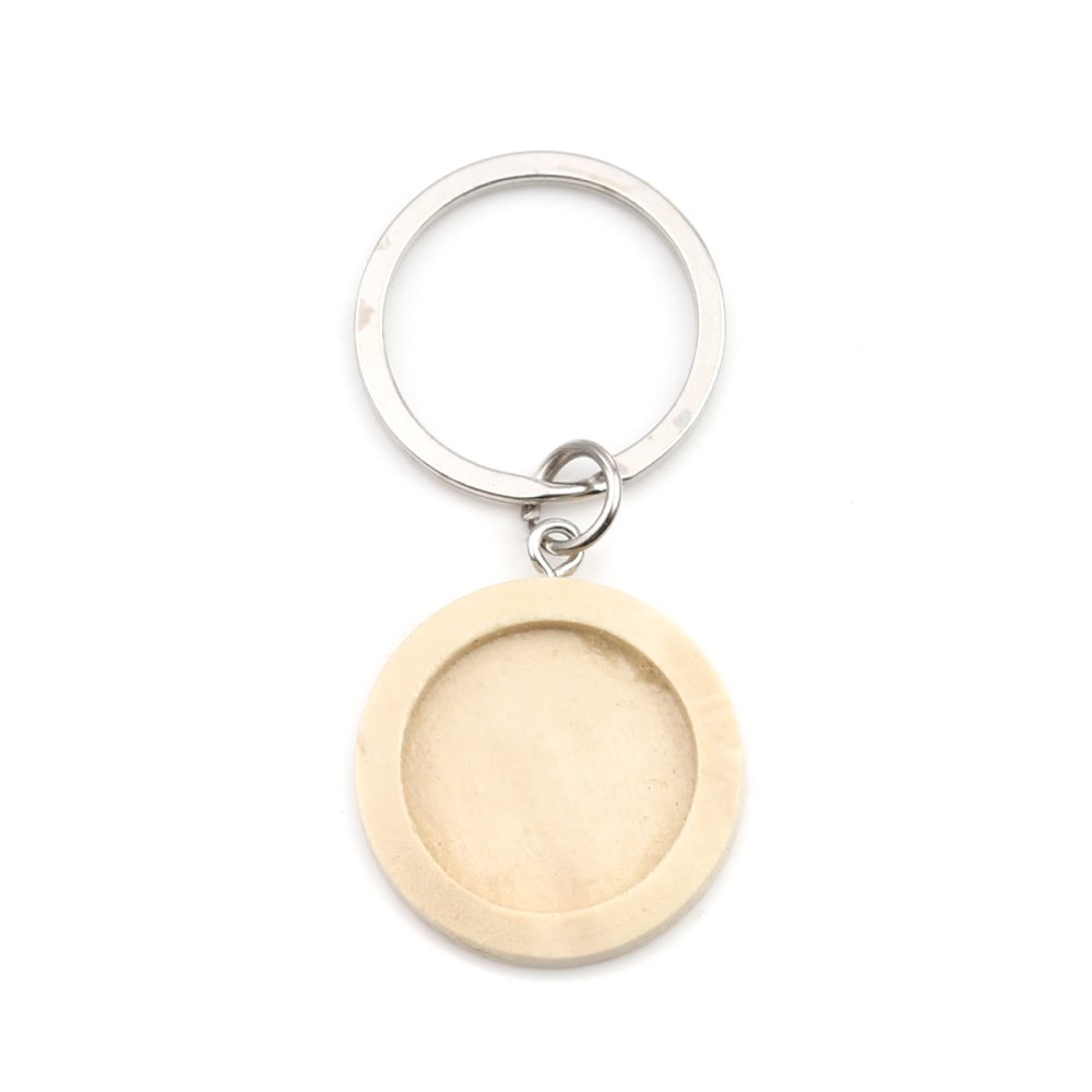 Suporte para porta-chaves 20 mm Madeira N°01