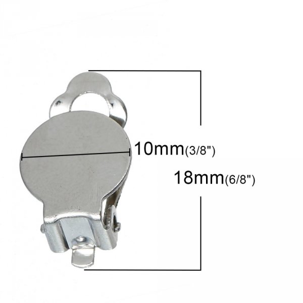 Suporte para brincos Clips Bandeja N&deg;04 x 10 pares