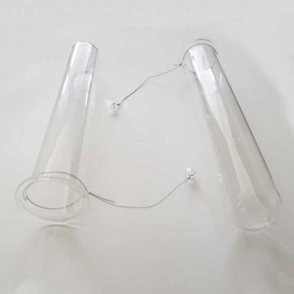 Tube &agrave; Essai - Eprouvette Verre transparent 2,5cm x 15cm