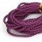 Pulseira europeia de clipe entrançado Plain 01 DE 15 A 23 CM Roxo