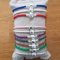 Pulseira de clipe europeu Plain 01 DE 15 A 23 CM Cinzento