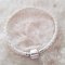Pulseira europeia de clipe simples 01 DE 15 A 23 CM Branco 02