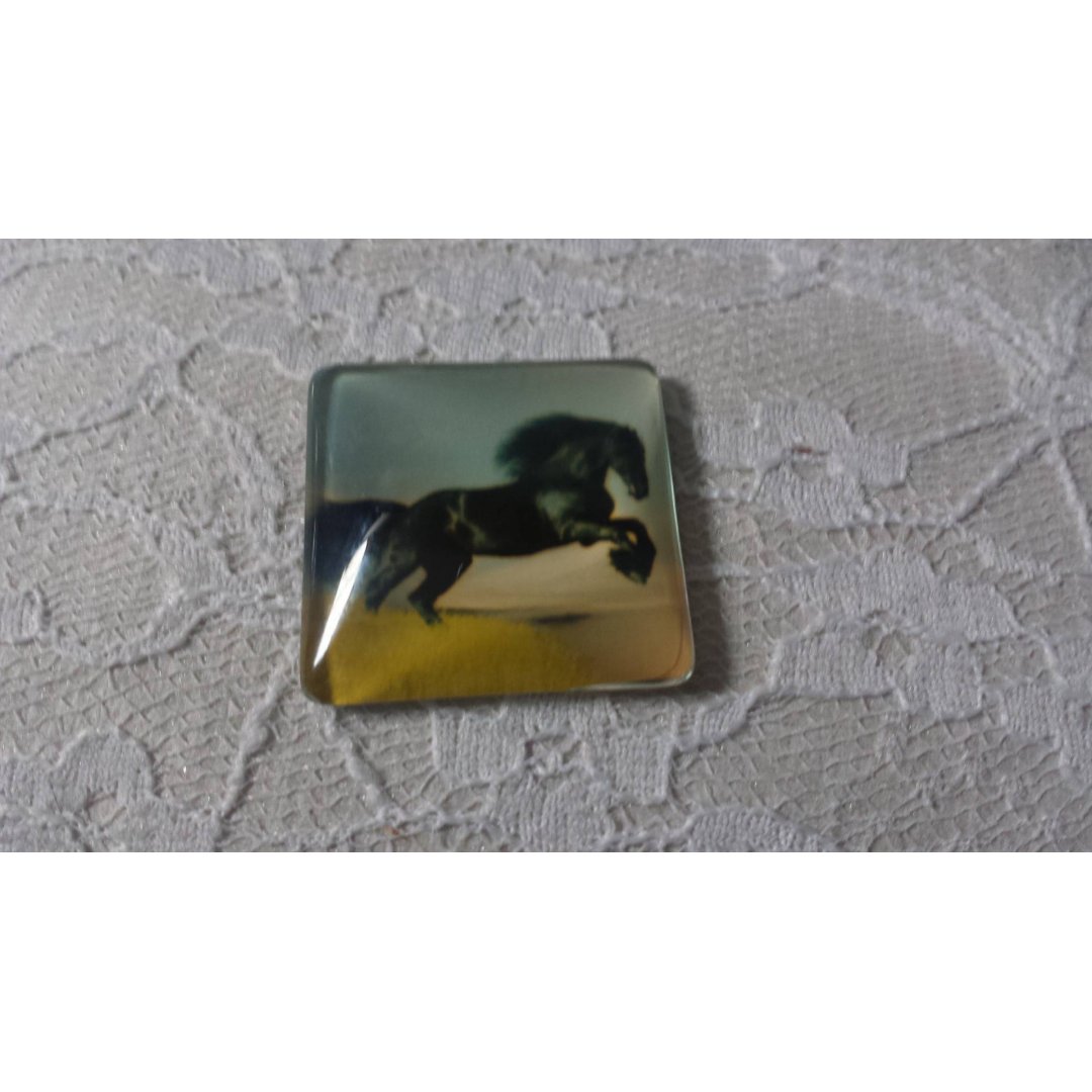 cabochão de vidro quadrado 30mm 029 