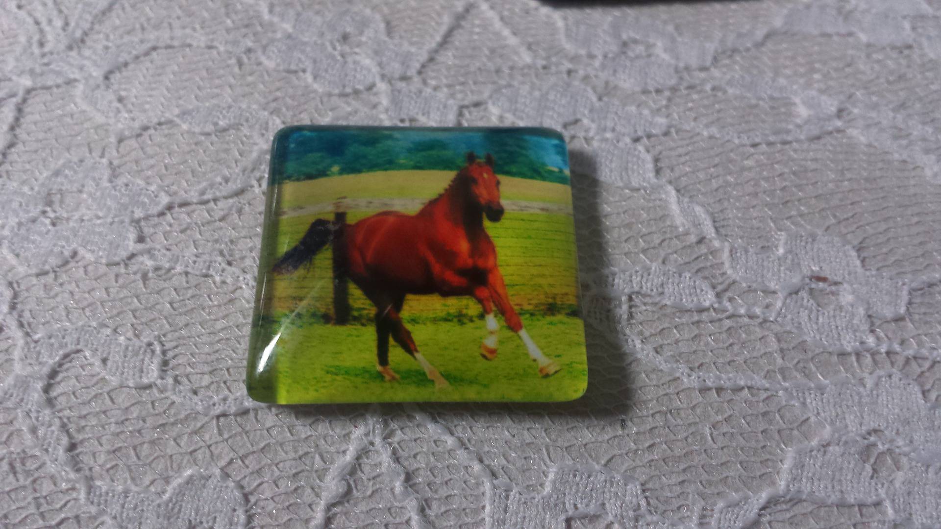 Cabochão de vidro quadrado 30mm 027 