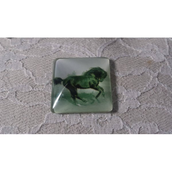 Caboch&atilde;o de vidro quadrado 30mm 025 