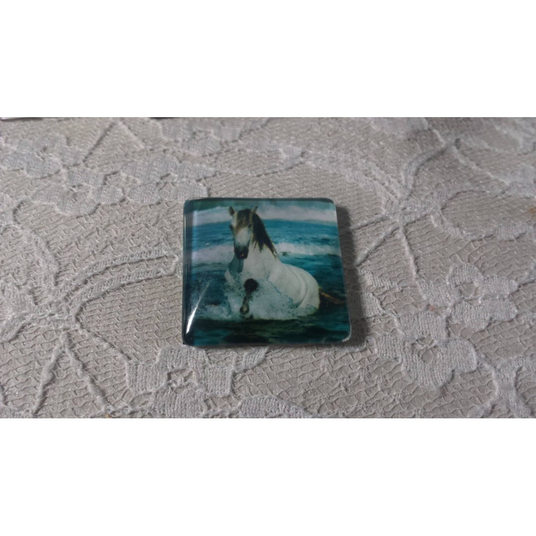 cabochão de vidro quadrado 30mm 024 