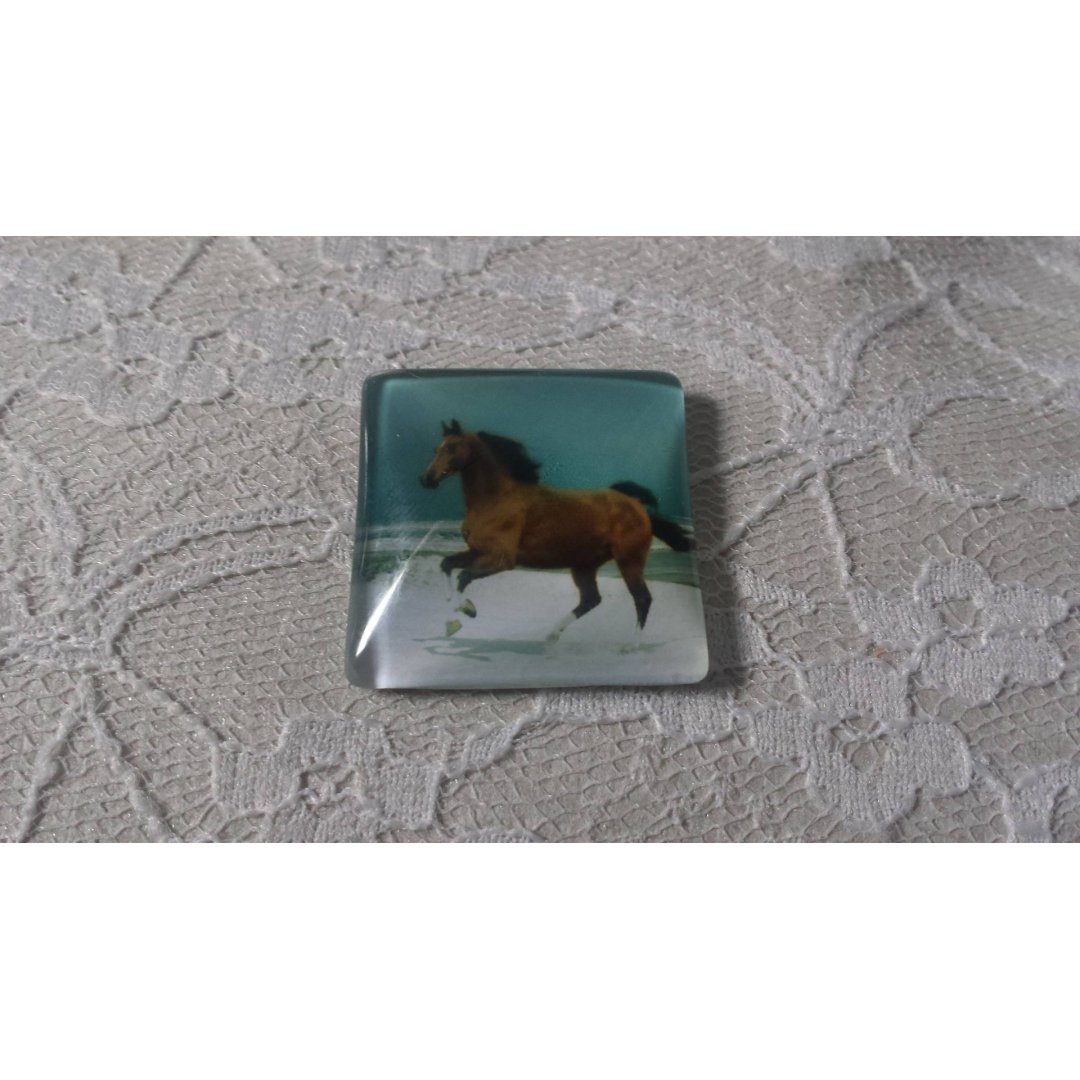 cabochão de vidro quadrado 30mm 019 