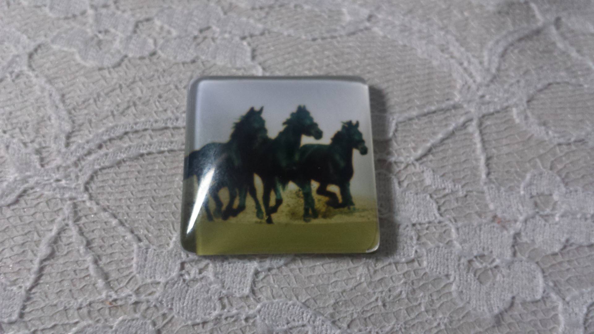 cabochão de vidro quadrado 30mm 017 