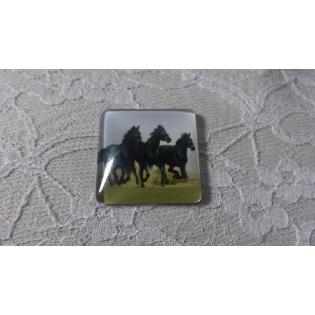 cabochão de vidro quadrado 30mm 017 