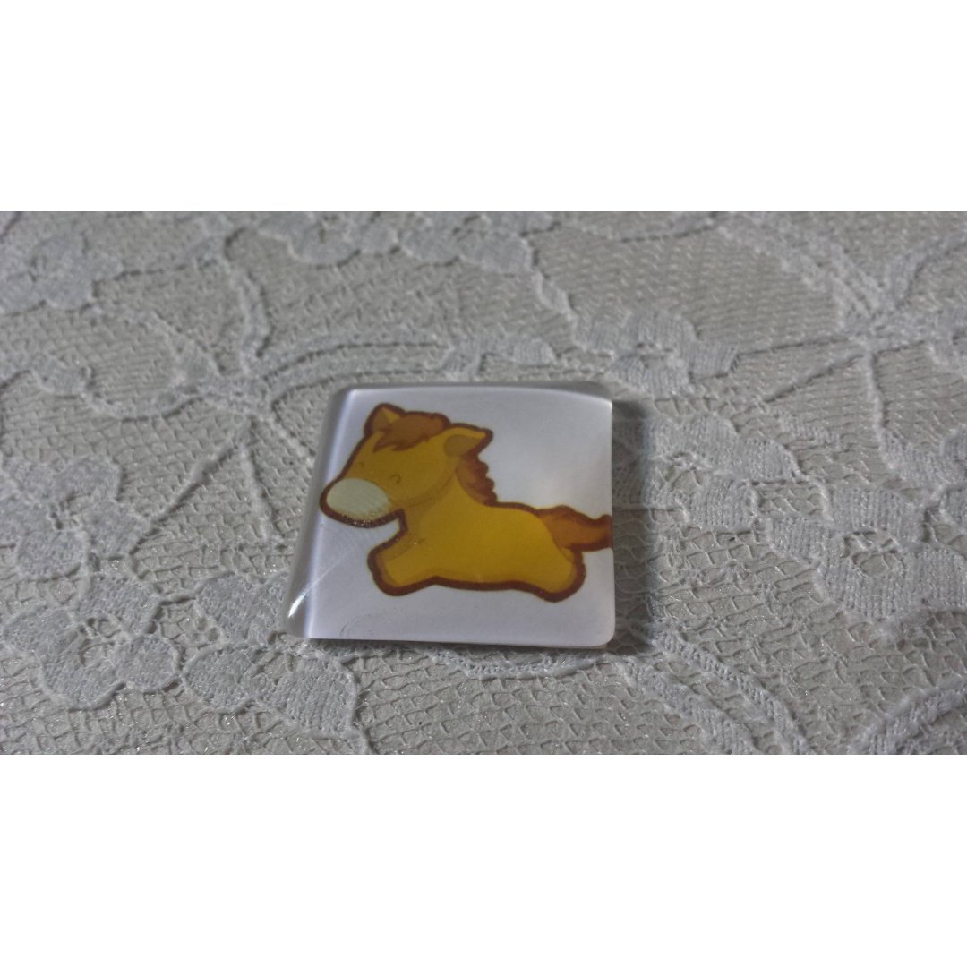 cabochão de vidro quadrado 30mm 013 