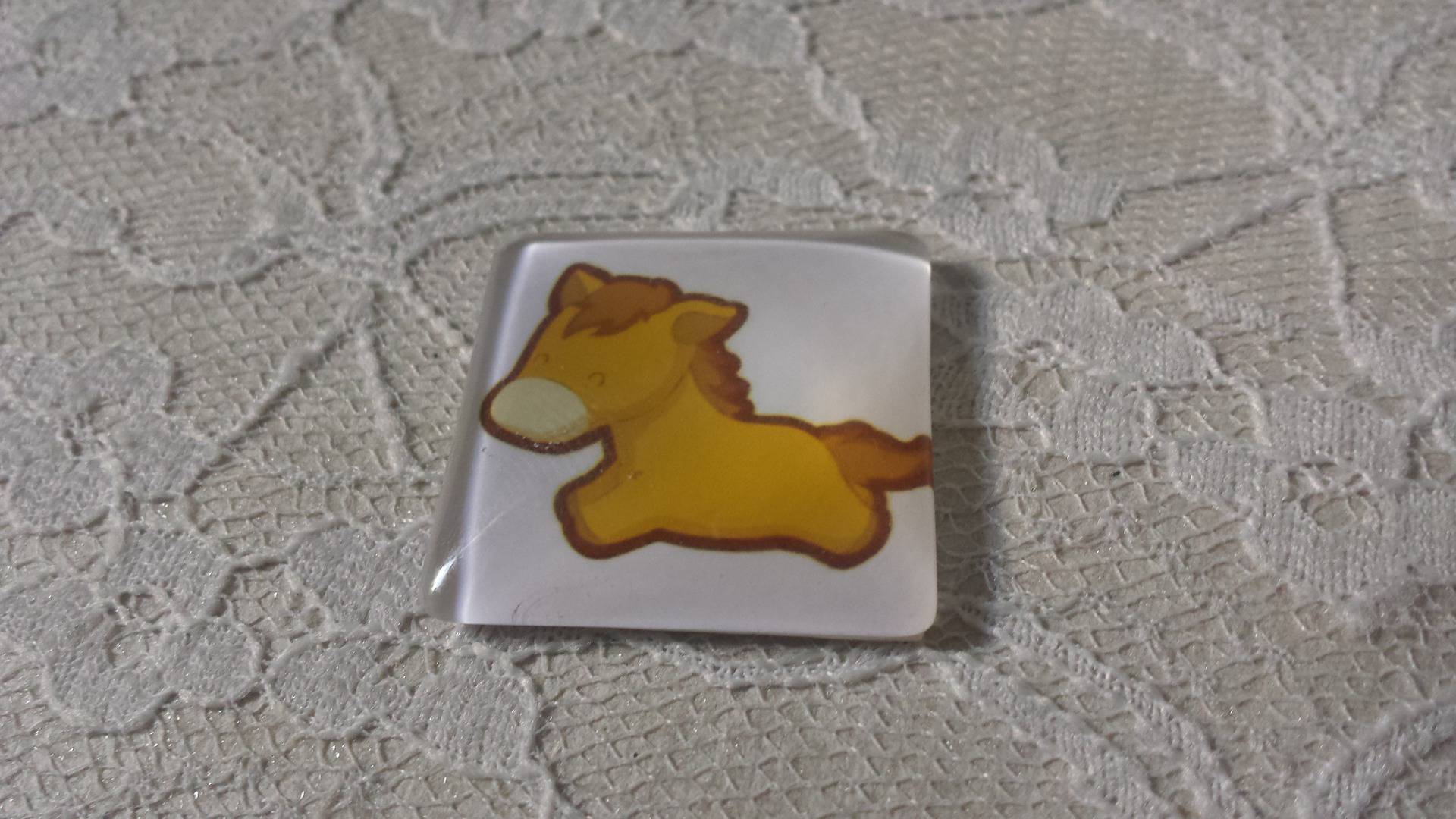 cabochão de vidro quadrado 30mm 013 