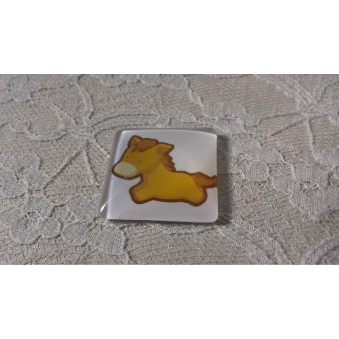 cabochão de vidro quadrado 30mm 013 