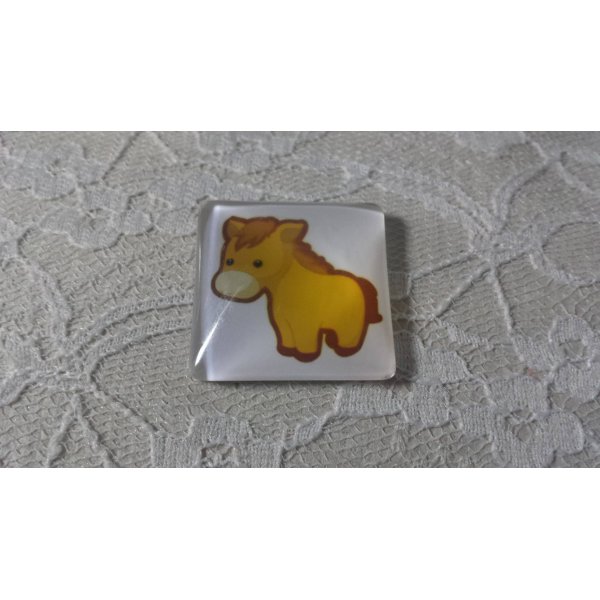 caboch&atilde;o de vidro quadrado 30mm 012 