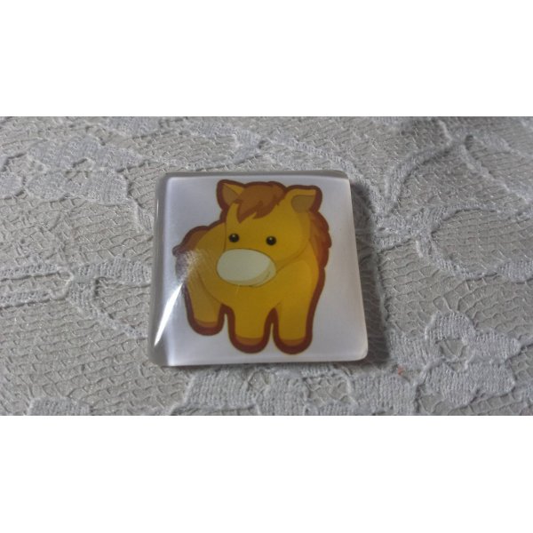 caboch&atilde;o quadrado de vidro 30mm 011 