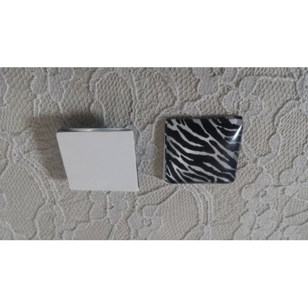 caboch&atilde;o de vidro quadrado 25mm 028 