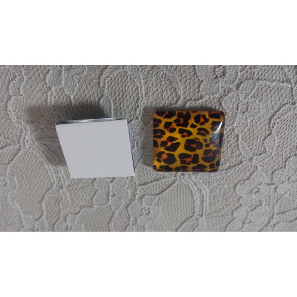 caboch&atilde;o de vidro quadrado 25mm 017 