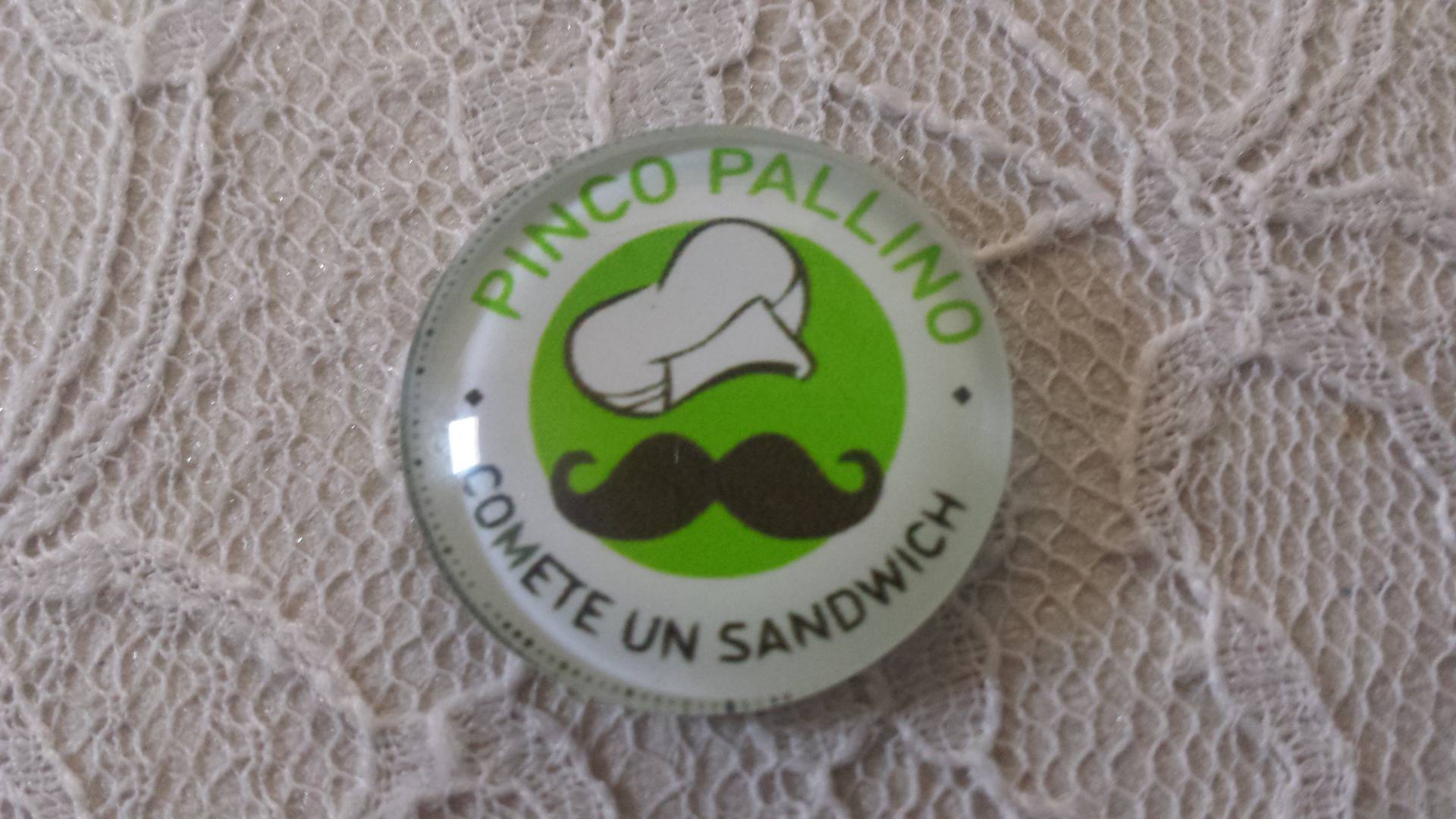 cabochão de vidro redondo 25mm bigode 038 