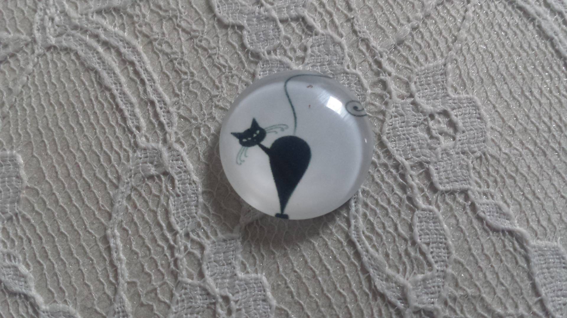cabochão de vidro redondo 25mm cat 002 