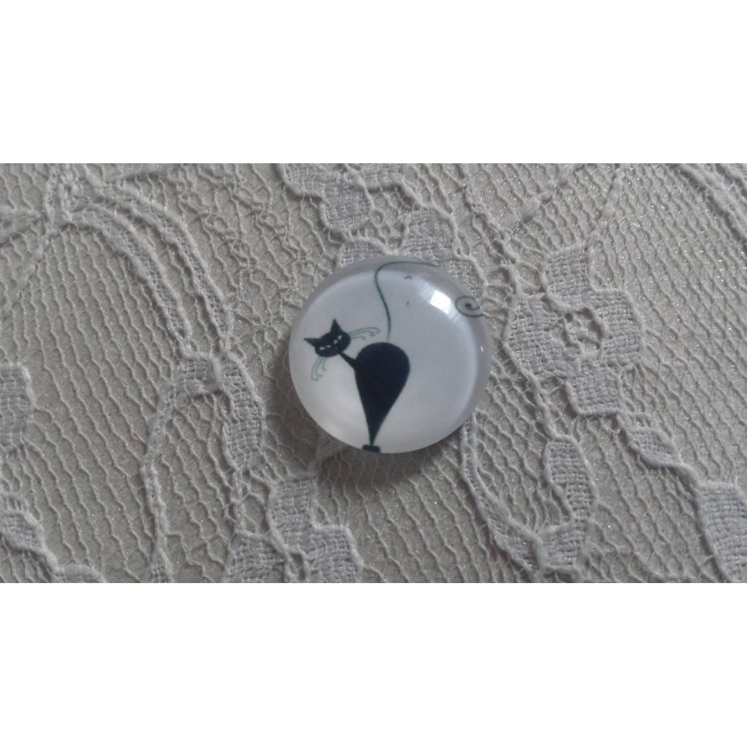 cabochão de vidro redondo 25mm cat 002 